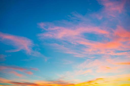 A beautiful sunset in Tokyo one day, JPG A beautiful sunset in Tokyo one day, JPG