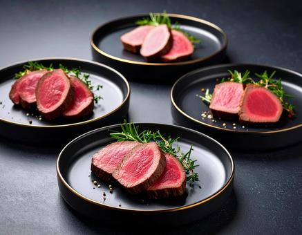 牛肉のたたき 牛肉のたたきの写真