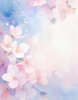 花 背景 エレガント 水彩 花 背景 エレガント 水彩の写真