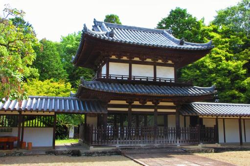 徳島県-丈六寺-三門-境内側 徳島県-丈六寺-三門-境内側の写真