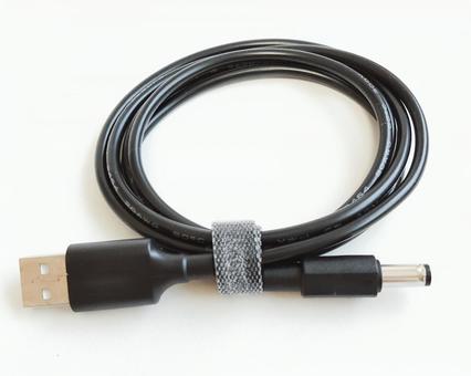 Photo, usb ー a, dc jack, charging cable, 
