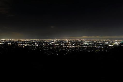 大阪の夜景 夜景,大阪,夜の写真素材