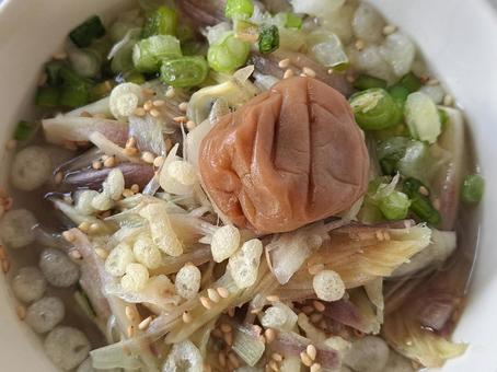 梅茶漬け1 梅茶漬け1 お茶,お茶漬け,おいしいの写真素材