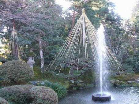 兼六園の噴水 兼六園の噴水の写真