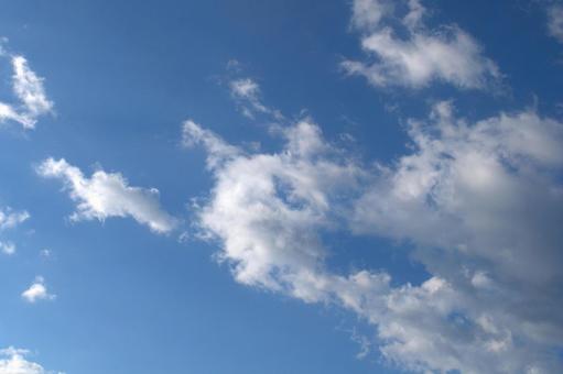 Refreshing sky background material, JPG