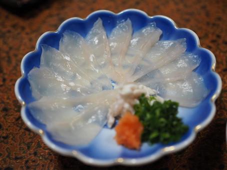 フグ刺し フグ刺し フグ刺し,てっさ,ふぐの写真素材