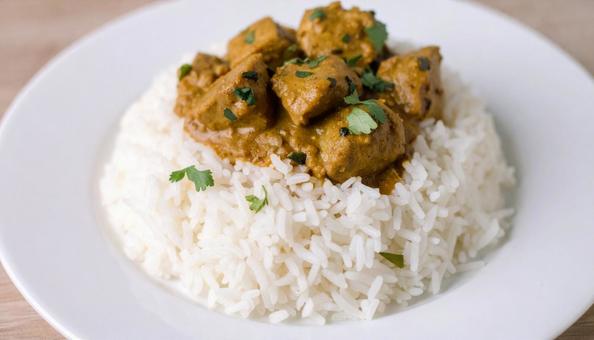 バターチキンカレーライス バターチキンカレーライスの写真