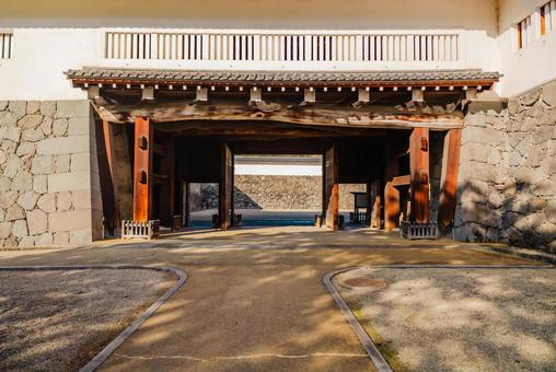 【山形】山形駅の周辺 山形城跡 霞城公園 【山形】山形駅の周辺 山形城跡 霞城公園 山形,城跡,お城の写真素材