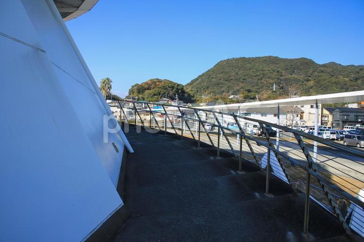 熊本県宇城市　海のピラミッド　外階段 海のピラミッド,ピラミッド,外階段の写真素材