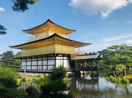 金閣寺 金閣寺 金閣寺,京都,室町時代の写真素材