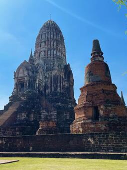 ワットラーチャブーラナ　４ ワットラーチャブーラナ,アユタヤ,タイの写真素材