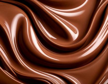 とろけたチョコレート背景 03の写真