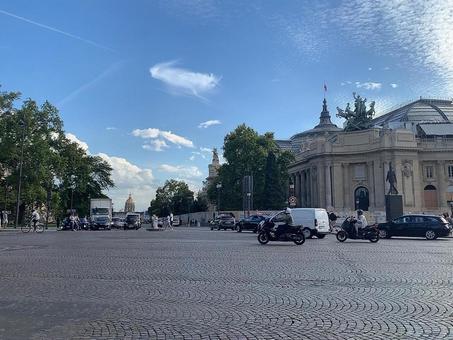 フランスパリ　街並み パリ,フランス,街並みの写真素材