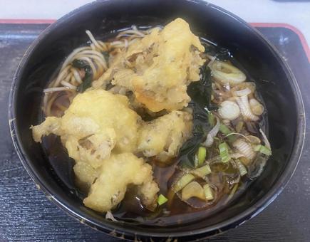 そば　天ぷら そば,お蕎麦,天ぷらそばの写真素材