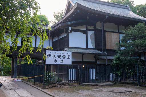 上野恩賜公園の清水観音堂 清水観音堂,上野恩賜公園,上野の写真素材