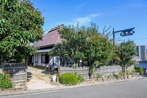 山口・山口市 種田山頭火の旧跡「其中庵」 種田山頭火,山口,山口市の写真素材