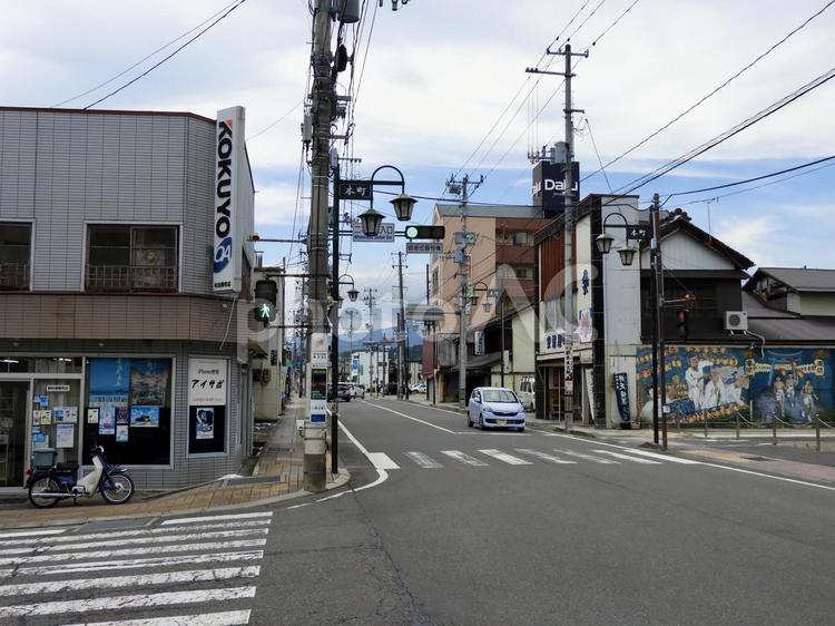 二本松市旧市街地 二本松市,本町,奥州街道の写真素材