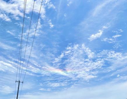 小さな虹 小さな虹の写真