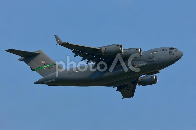 C-17A グローブマスターⅢ cー17a,グローブマスター,軍用機の写真素材