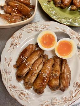 ガリバタチキン ガリバタチキン ご飯,夜ごはん,晩ごはんの写真素材