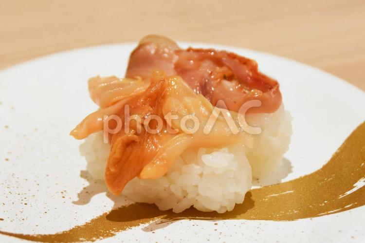 赤貝の握り寿司 鮨,赤貝,寿司の写真素材