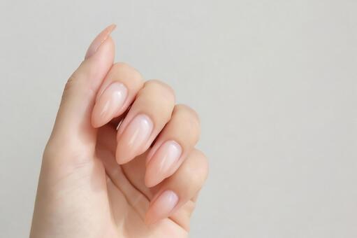 グラデーションネイル　片手 ネイル,ネイルケア,nailの写真素材
