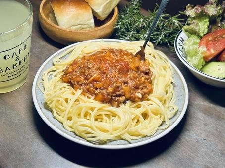 ミートソーススパゲッティ ミートソーススパゲッティの写真