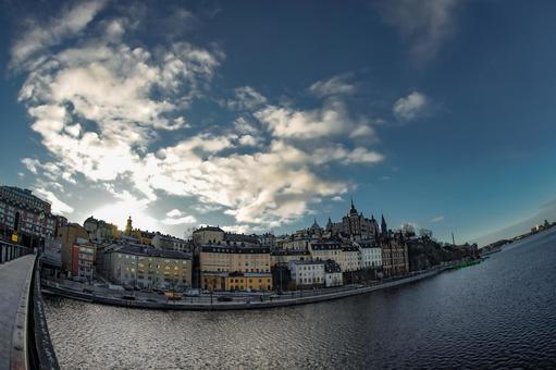 ストックホルムの街並み（スウェーデン） ストックホルム,スウェーデン,街並みの写真素材