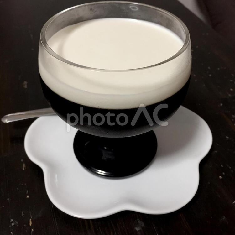 コーヒーゼリー 珈琲セリー,コーヒーゼリー,デザートの写真素材