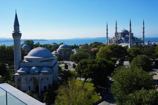 ブルーモスク ブルーモスク,イスタンブール,観光地の写真素材