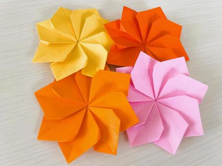 Photo, origami, flower, dahlia, 