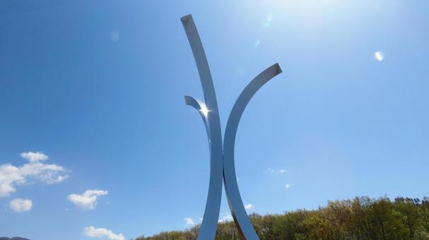 Photo, symbol, monument, misaka shangri-la park, 