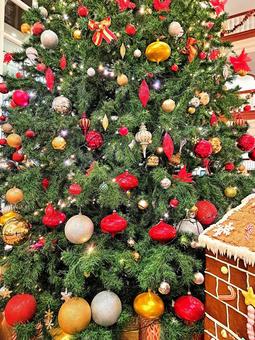 クリスマスツリー クリスマスツリー,クリスマス,きらびやかの写真素材