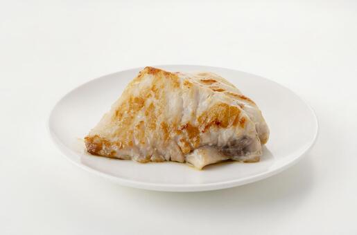 マグロのハラミのソテー マグロのハラミのソテー,マグロのハラミ,ハラミの写真素材