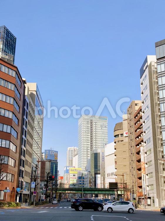 東京風景・神田 イメージ,ブログ,コピースペースの写真素材