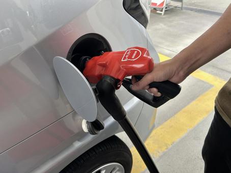 Photo, gas station, refueling, filling nozzle, 