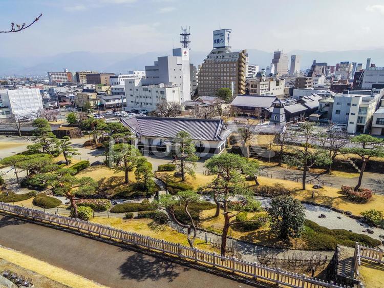 【山梨県】甲府市・舞鶴城公園 舞鶴城公園,甲府城,甲府市の写真素材