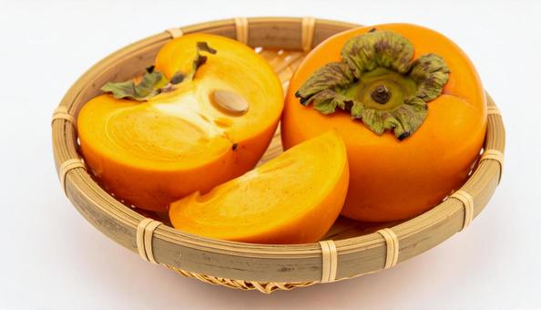 秋の味覚の柿 秋の味覚の柿の写真