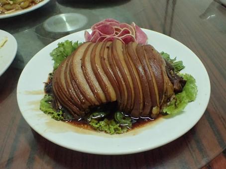 豚肉の醤油煮 中華料理,中国料理,上海の写真素材