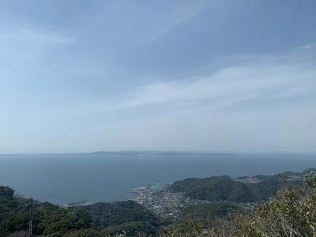青空に広がる海と自然 青空に広がる海と自然 自然風景,海,空の写真素材