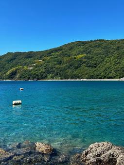 青い海 青い海 海,青い海,青い空の写真素材