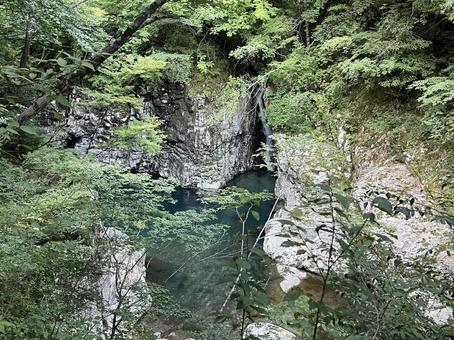 面河渓 面河渓の写真