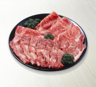 黒毛和牛すき焼き用・焼き肉用 黒毛和牛すき焼き用・焼き肉用 焼き肉用,すき焼き用,牛肉の写真素材