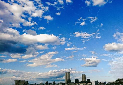 かわいい雲 かわいい雲の写真