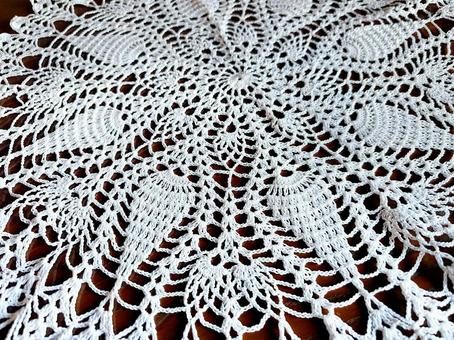 ハンドメイド レース編み ハンドメイド レース編み レース編み,手芸,ハンドメイドの写真素材