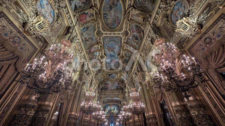 パリ オペラ座のグラン・フォアイエ オペラ座,パリ,グランフォアイエの写真素材