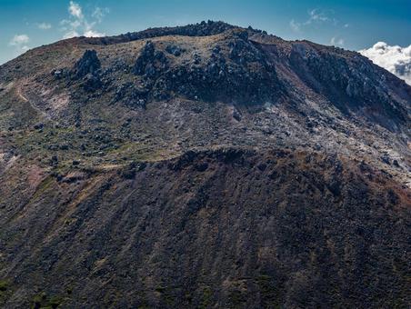 紅葉の那須岳（茶臼岳） 那須岳,紅葉,茶臼岳の写真素材