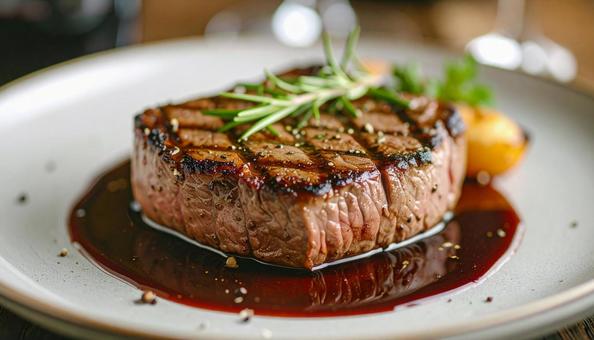 ビーフステーキ・牛肉・ディナーのメイン ビーフステーキ・牛肉・ディナーのメインの写真
