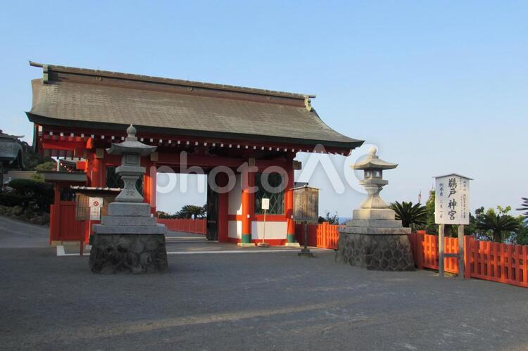 鵜戸神宮　神門 鵜戸,鵜戸神宮,神社の写真素材