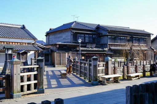 樋橋 樋橋 佐原の街並み,佐原,千葉県の写真素材